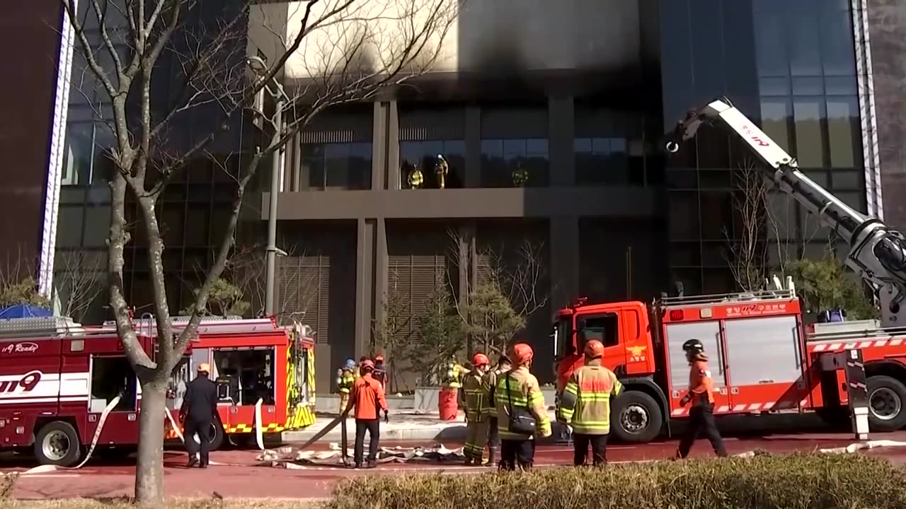 Several killed as fire engulfs a South Korean construction site