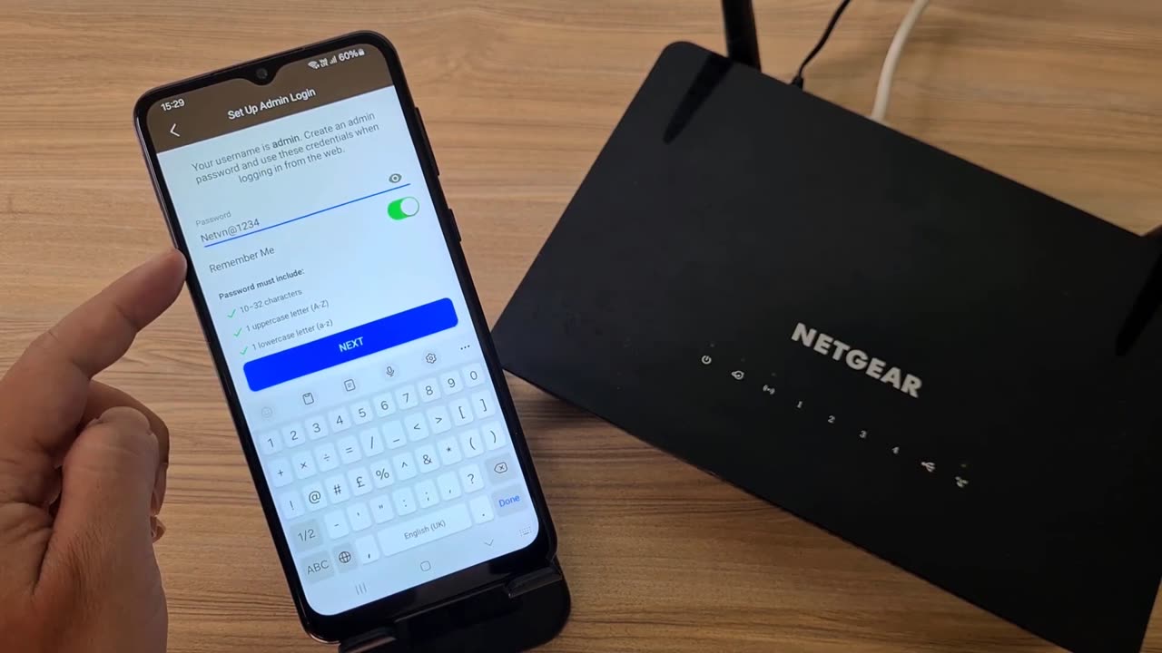 How to configure NETGEAR router using App