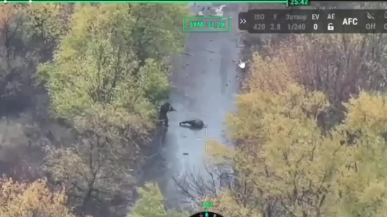 Russian Soldier is Ambushed from Less Then a Meter Away