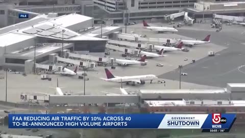 Uncertainty looms as FAA cuts 10% of air traffic amid government shutdown
