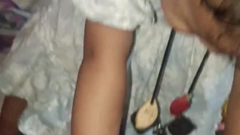 Dada ko jaga Rahi #cutebaby