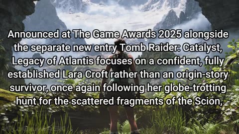 TOMB RAIDER LEGACY OF ATLANTIS New Gameplay Reveal (2026) 4K