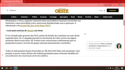 EUA deportam cerca de 100 iranianos ao Irã em acordo com Teerã
