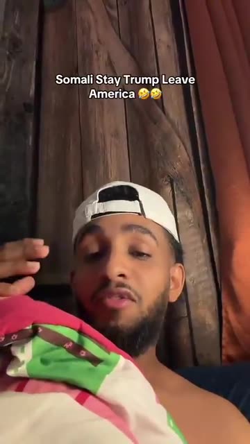 This Somalian thinks that instead of all of his people leaving America, that the Ameri...