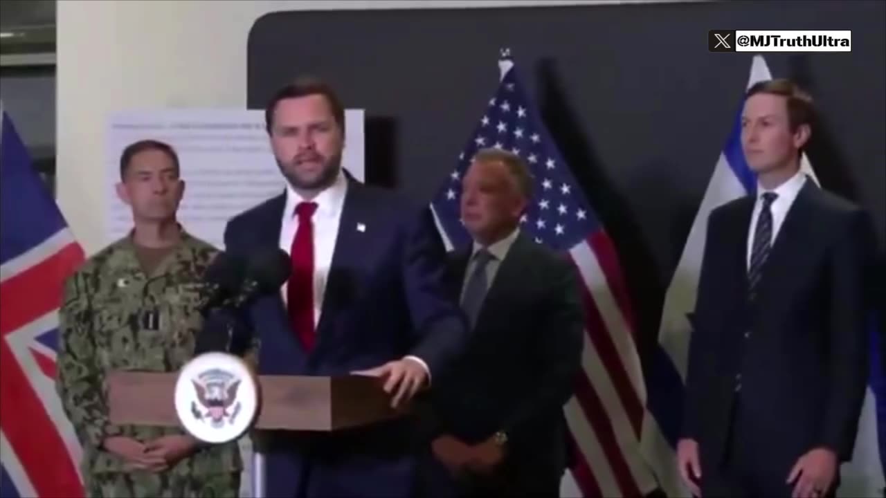 JD Vance on the Peace deal and the MSM saying it won’t last - It takes Time