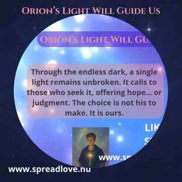 💫 Orion’s Light Will Guide Us 💫 The Orion Mystery 💫