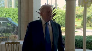 President Trump Gaggles with Press at Mar-a-Lago, Feb. 1, 2026