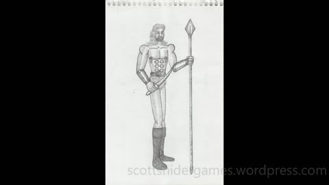 Barbarian Pencil Sketch Video #7 (12-10-2025)