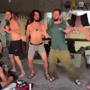 Israeli soldiers dance in a Gaza City school after evicting families that sheltered there