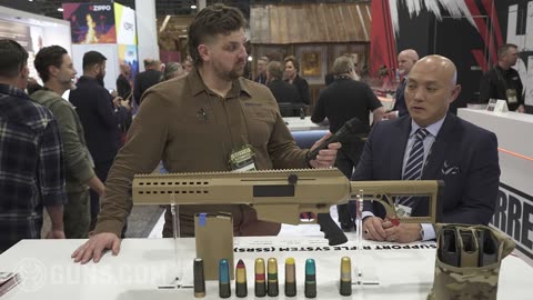 Barrett Shows off 30mm Squad Support Rifle System