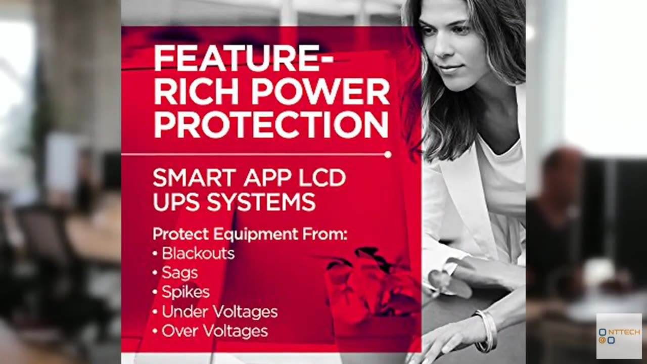 CyberPower OR500LCDRM1U Smart App LCD UPS Battery Backup and Surge Protector, 50