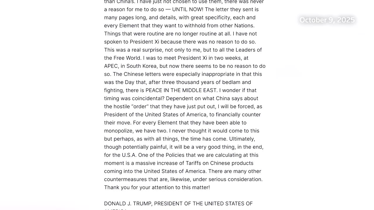 Trump hits Beijing with additional 100% tariffs in new rift