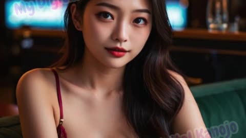 [4k] AI Lookbook - Sena at the Mid Night Club | せなミッドナイトクラブ❤️