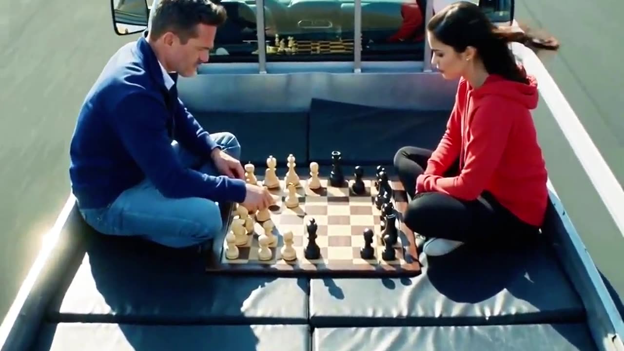 Playing Chess in a Moving Car 🚗♟️ #ai #funny #crazy
