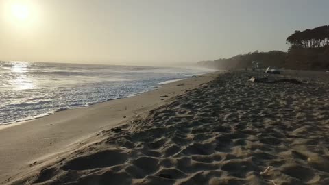 ASMR Bright Beach Sunset