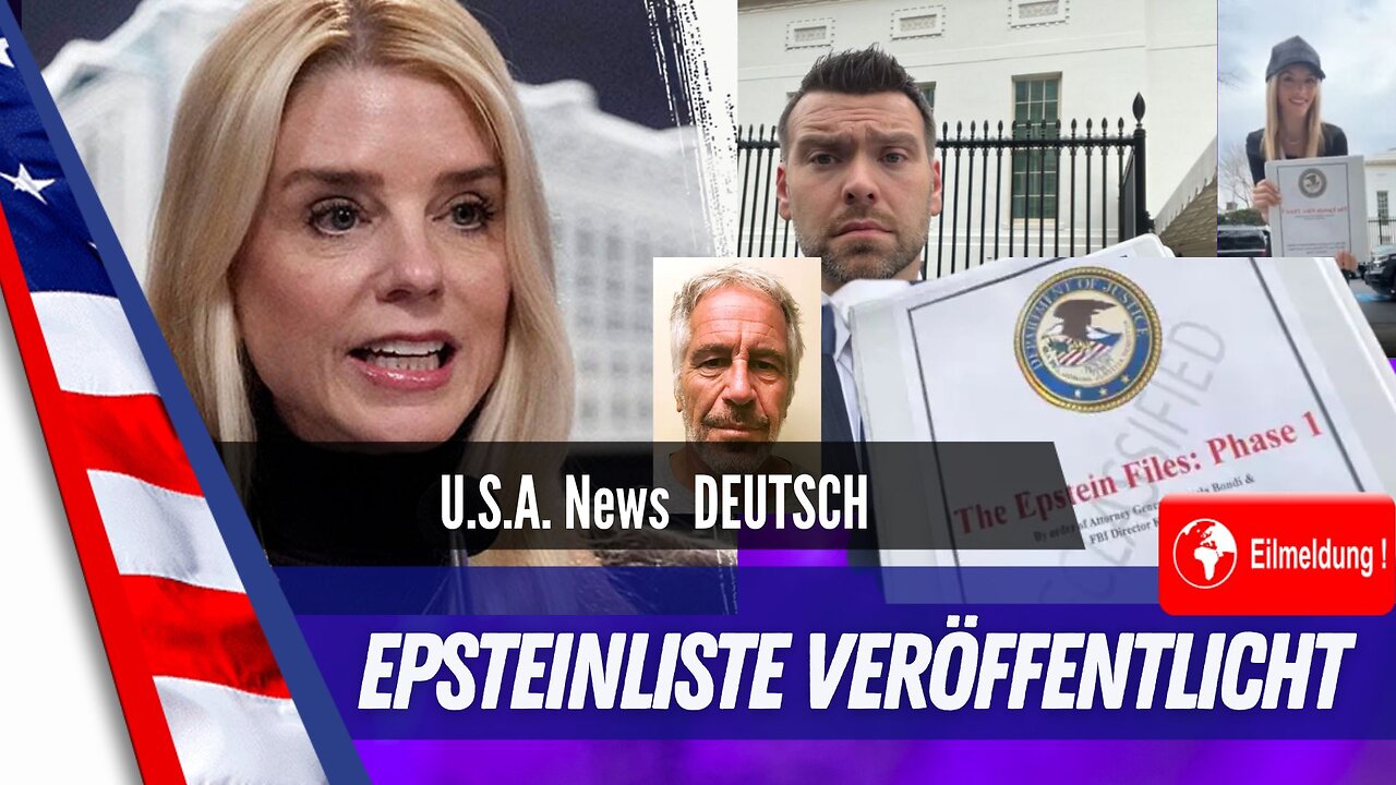 Eilmeldung: Epstein-Liste Phase 1 veröffentlicht..