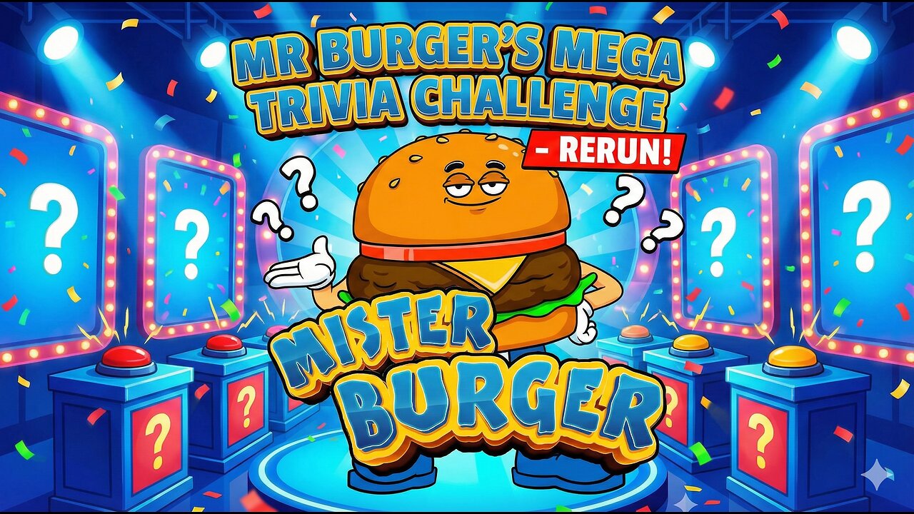 Mister Burger Mega Trivia Show! RE-RUN #18!