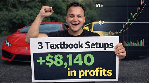 3 Clean Day Trading Setups Explained (Live Market)