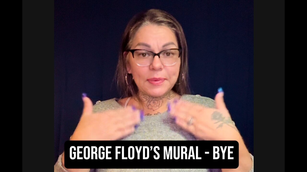 🚨 George Floyd’s Mural - BYE 😅 #ASL #deaf #signlanguage