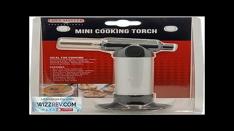 Chef Master Mini Cooking Torch Food Torch Lighter for Cooking Butane Torch Review