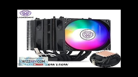 6 Heat Pipes CPU Cooler 4 Pin PWM RGB PC Quiet Intel Review