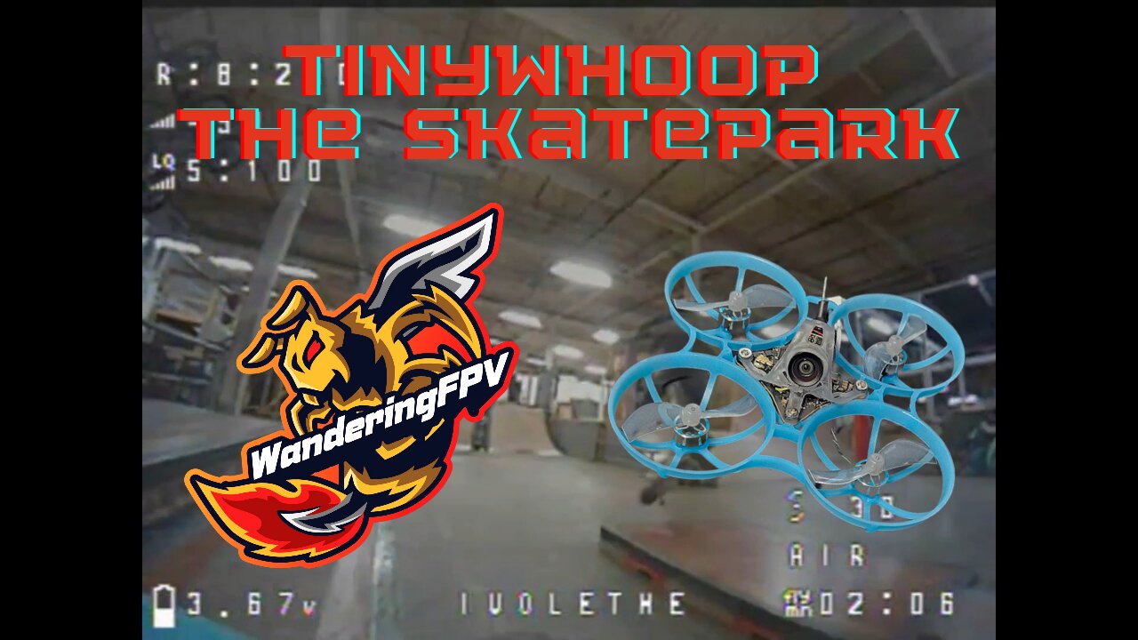 I Flew a Tinywhoop in an Indoor Skate park!?