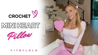 Crochet Your Valentine a Heart Pillow