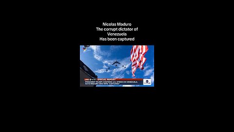 Nicolas Maduro has been captured