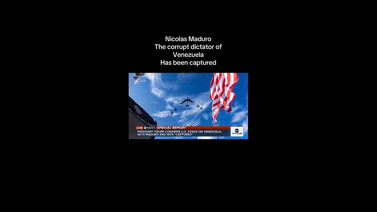 Nicolas Maduro has been captured