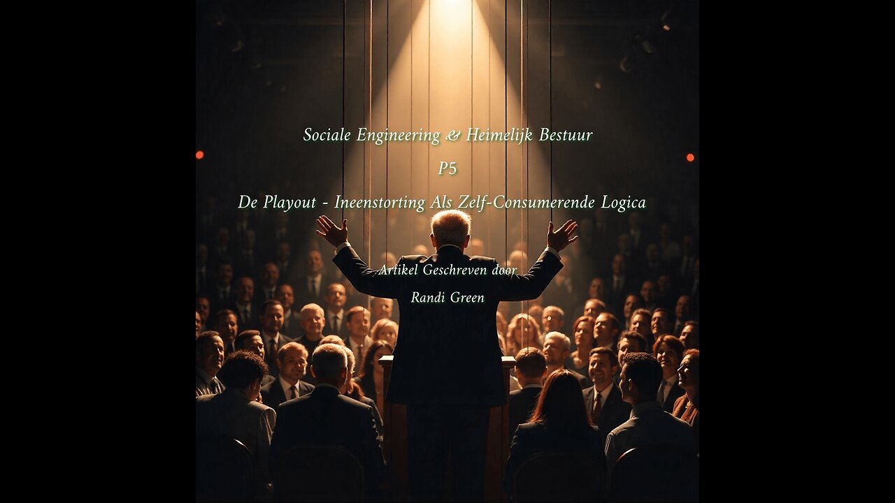 Sociale Engineering & Heimelijk Bestuur P 5 Ineenstorting Als Zelf-Consumerende Logica