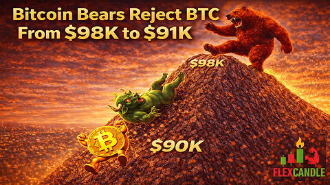 Bitcoin Loses $95K ⚠️ Bear Flag Signals $90K Next or Is This The Reload Before $100K? EP. 266