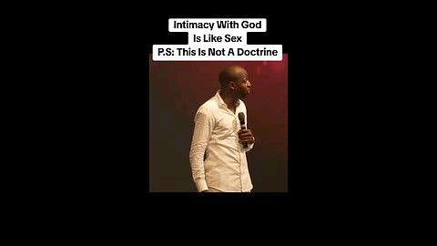 Intimacy With God Is Like Sex - Minister Dunsin Oyekan