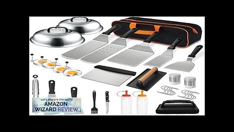 35PCS Griddle Accessories Kit Flat Top Grill Accessories Set for Blackstone Review