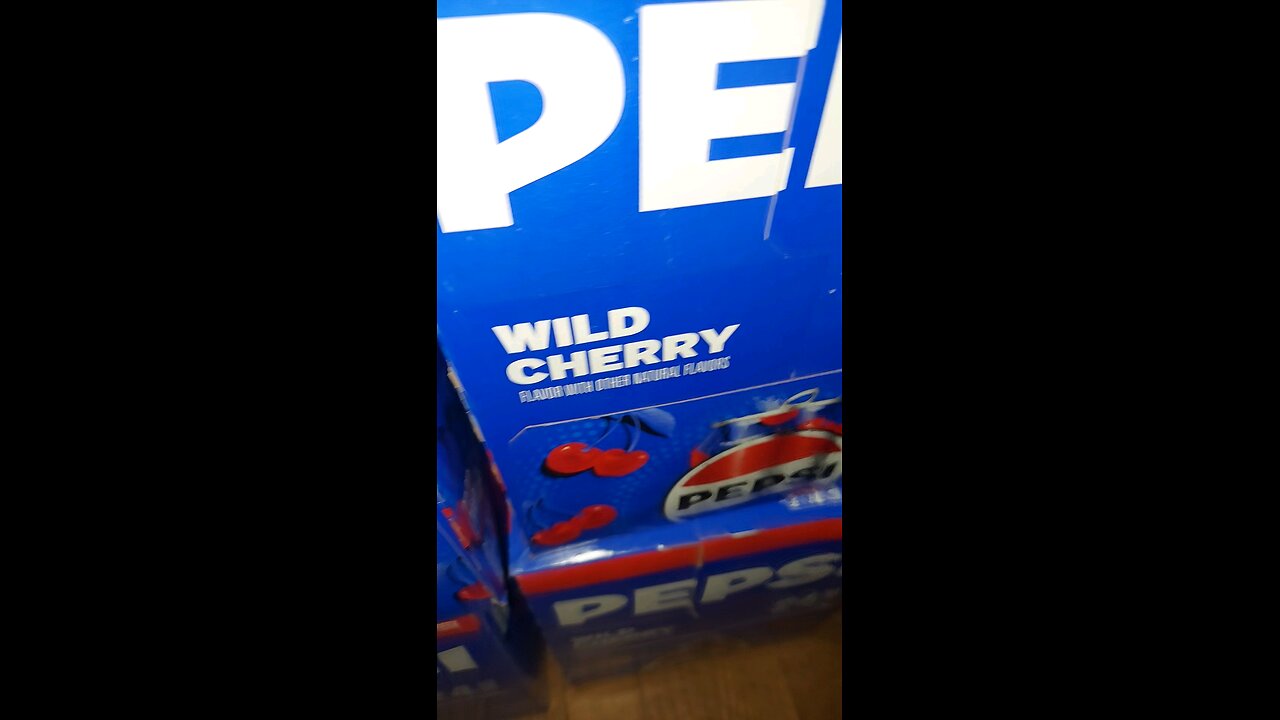 I love cherry pepsi. 4..... 24 packs