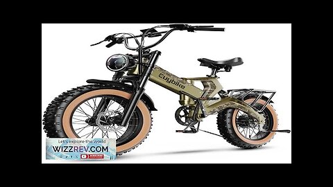 1500W Peak Electric Bike for Adults 48V 25AH Removable Battery 30+MPH 80-100Miles Review