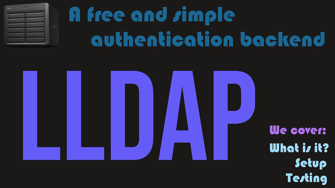 LLDAP - A free and simple authentication backend