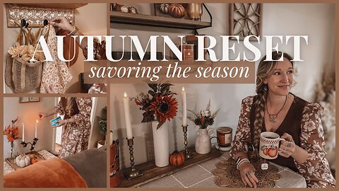 Autumn Cottage Transformation | Cozy, Intentional Touches & Coffee Bar Setup