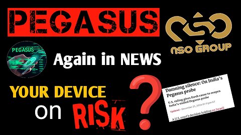 PEGASUS is coming again and you are on risk . watch full video.#pegasus