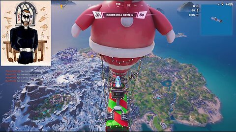 Attacking Fortnite with Marty McFly.