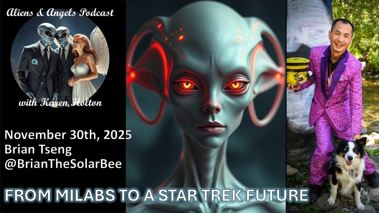 Aliens & Angels Live Podcast, November 30th, 2025 – BRIAN TSENG