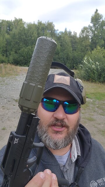 Jaguar Silencers CAS22T on a Taurus TX-22