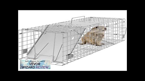 VEVOR Live Animal Cage Trap 24" x 8" x 8" Humane Cat Review