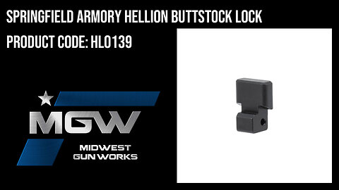 Springfield Armory Hellion Buttstock Lock - HL0139