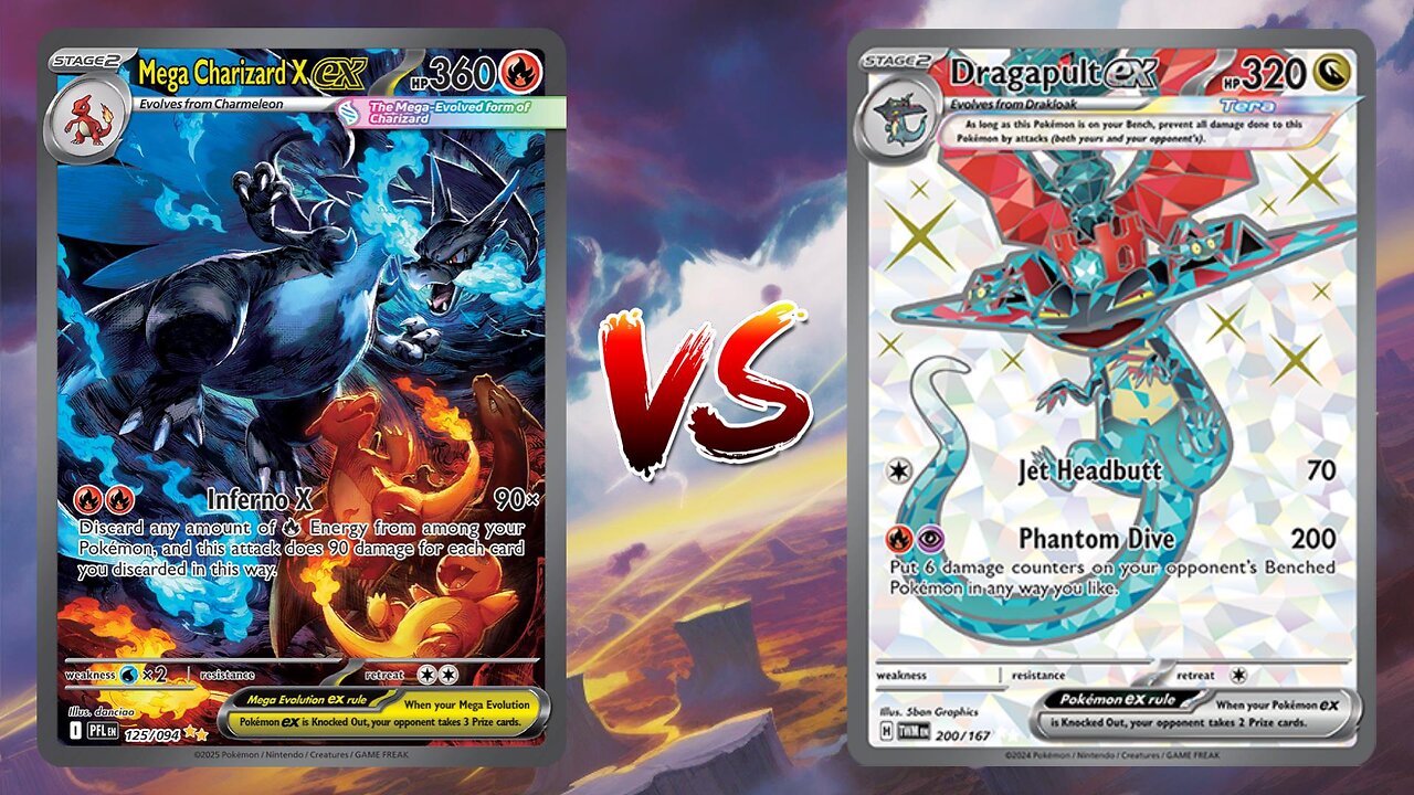 Pokemon TCG Live Mega Charizard X EX Oricorio EX VS Dragapult EX Charizard EX!!