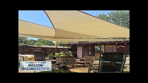 LOVE STORY 12' x 12' x 12' Triangle Sun Shade Sail Canopy Review