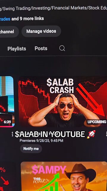 $ALAB ON YOUTUBE 📉