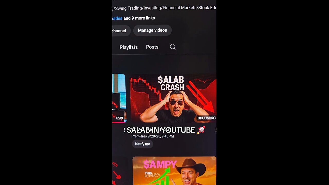 $ALAB ON YOUTUBE 📉