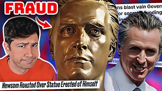 Gavin Newsom SECRETLY FUNDED a Statue of HIMSELF! And Lied About It!