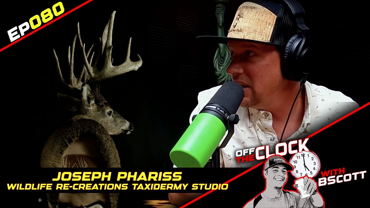 WILDLIFE RE-CREATIONS TAXIDERMY STUDIO | Ep080 | Off The Clock with B Scott