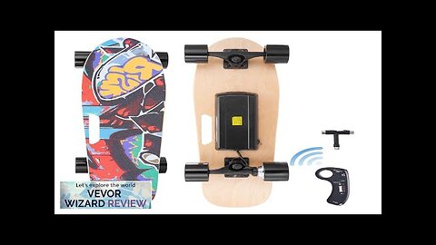 VEVOR Electric Longboard Skateboard with Control 5 Miles Range for Adults Kids Review